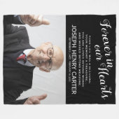 Memorial Foto Fleece Deken (Voorkant (Horizontaal))