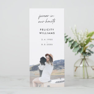 Memorial Foto   Funeral Favor Poem Prayer Card