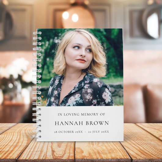 Memorial Foto | In het liefhebben van geheugen Mod Notitieboek