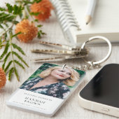 Memorial Foto | In het liefhebben van geheugen Mod Sleutelhanger (Voorkant Rechts)