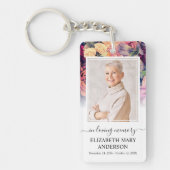 Memorial foto in liefdevolle herinnering Moody Flo Sleutelhanger (Voorkant)