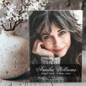 Memorial foto kalligrafie script naam data