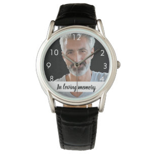 Memorial foto man horloge