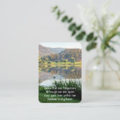 Memorial Foto Natuur Golf Course Pond Lake Visitekaartje (Staand voorkant)