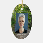 Memorial Foto Prayer Path Trail Forest Treils Keramisch Ornament (Rechts)