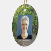Memorial Foto Prayer Path Trail Forest Treils Keramisch Ornament (Links)
