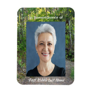 Memorial Foto Prayer Path Trail Forest Treils Magneet
