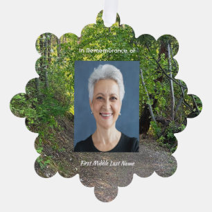 Memorial Foto Prayer Path Trail Forest Treils Ornament Kaart