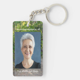 Memorial Foto Prayer Path Trail Forest Treils Sleutelhanger