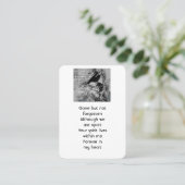 Memorial Foto Prayer Piano Musician Visitekaartje (Staand voorkant)