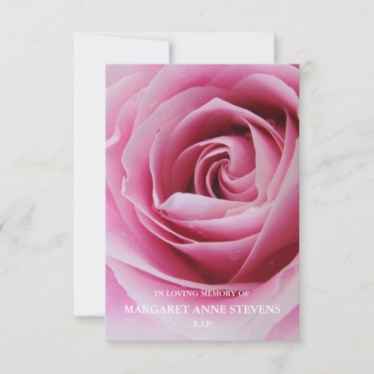 Memorial Foto Sympathie Begrafenis Dank u kaart (Voorkant)