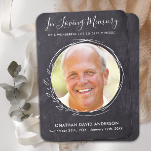 Memorial Foto Sympathie Poem Funeral Prayer Kaart Contactkaartje