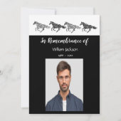 Memorial Fotografische kunst Uitnodiging (Voorkant)