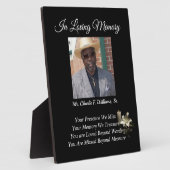 Memorial Fotoplaat (Zijkant)