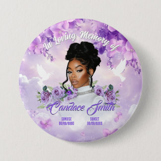 Memorial Funeral Button