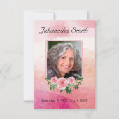 Memorial Funeral Card Kaart (Voorkant)