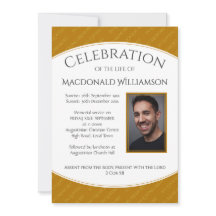 Memorial Funeral CELEBRATION OF LIFE Photo