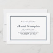 Memorial Funeral Classic and Simple Elegant Kaart (Voorkant)