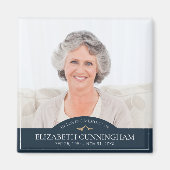 Memorial Funeral Classic Birds Photo Keepomwille Magneet (Voorkant)