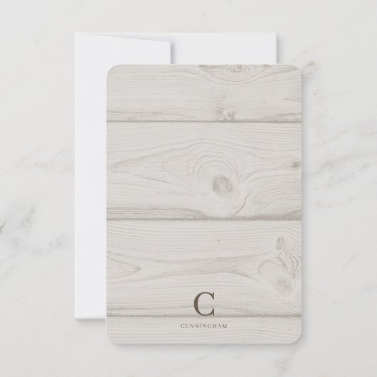 Memorial Funeral Hydrangea Floral Geometric Bedankkaart (Achterkant)