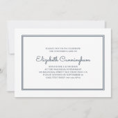 Memorial Funeral Modern and Simple Elegant Kaart (Voorkant)