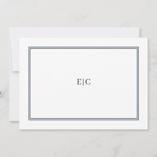 Memorial Funeral Modern and Simple Elegant Kaart (Achterkant)