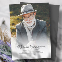 Memorial Funeral Modern Classic Simple Photo