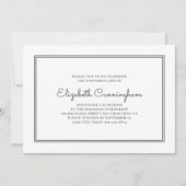 Memorial Funeral Modern en Simple Elegant Kaart (Voorkant)