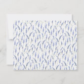 Memorial Funeral Modern Simple Chic Floral Flowers Bedankkaart (Achterkant)