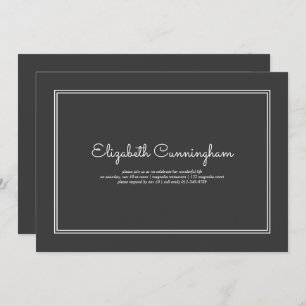 Memorial Funeral Modern Simple Elegant Kaart