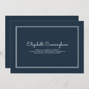 Memorial Funeral Modern Simple Elegant Kaart