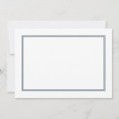 Memorial Funeral Modern Simple Elegant Kaart (Achterkant)