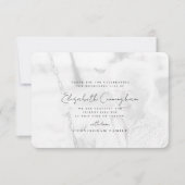 Memorial Funeral Modern Simple Elegant Photo Bedankkaart (Voorkant)