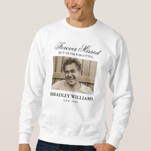 Memorial Funeral Photo Herdenking Trui (Voorkant)