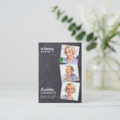 Memorial Funeral Prayer Kaart Rustic 3 Contactkaartje (Staand voorkant)