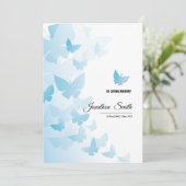 Memorial Funeral Program Card Programmakaart (Staand voorkant)