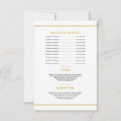 Memorial Funeral Program Card Sjabloon Kaart (Achterkant)