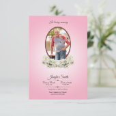 Memorial Funeral Program Card Sjabloon Kaart (Staand voorkant)