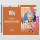 Memorial Funeral Program Flyer (Voorkant / Achterkant)