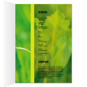 Memorial Funeral Programme Sjabloon (Binnen (Rechts))