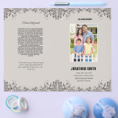 Memorial Funeral Programme Sjabloon Brochure (Enkel)