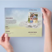 Memorial Funeral Programme Sjabloon Brochure (Hand)