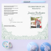 Memorial Funeral Programme Sjabloon Flyer (Enkel)