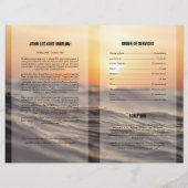 Memorial Funeral Programme Sjabloon Flyer (Achterkant)