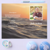 Memorial Funeral Programme Sjabloon Flyer (Enkel)