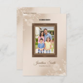 Memorial Funeral Programme Sjabloon Kaart (Voorkant / Achterkant)