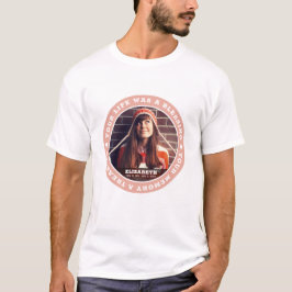 Memorial Funeral Quote Klassieke Fotoherinnering T-shirt