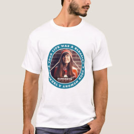 Memorial Funeral Quote Klassieke Fotoherinnering T-shirt