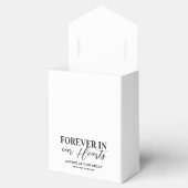 Memorial Funeral Religial Cross Favor Box Bedankdoosjes (Geopend)
