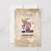 Memorial Funeral Sjabloon Kaart (Voorkant)